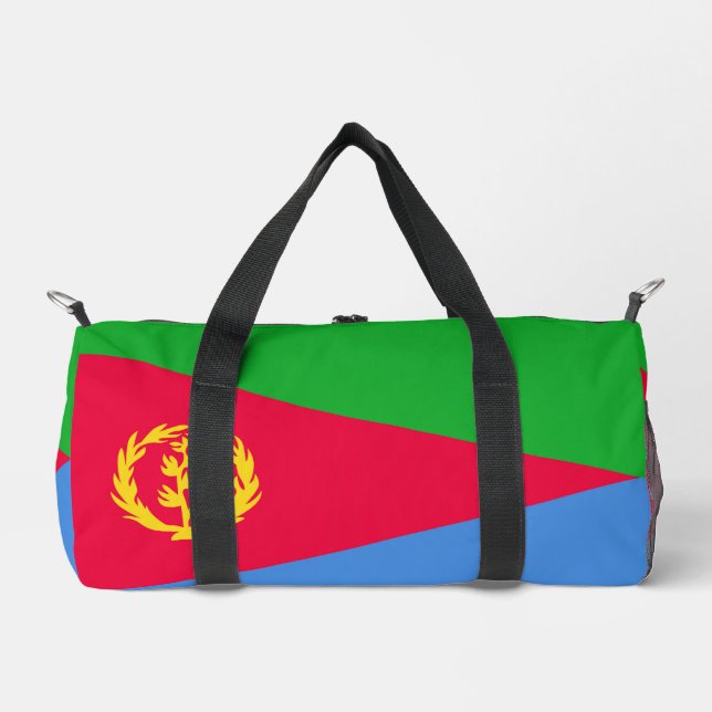Eritrea flag duffle bag (Front)