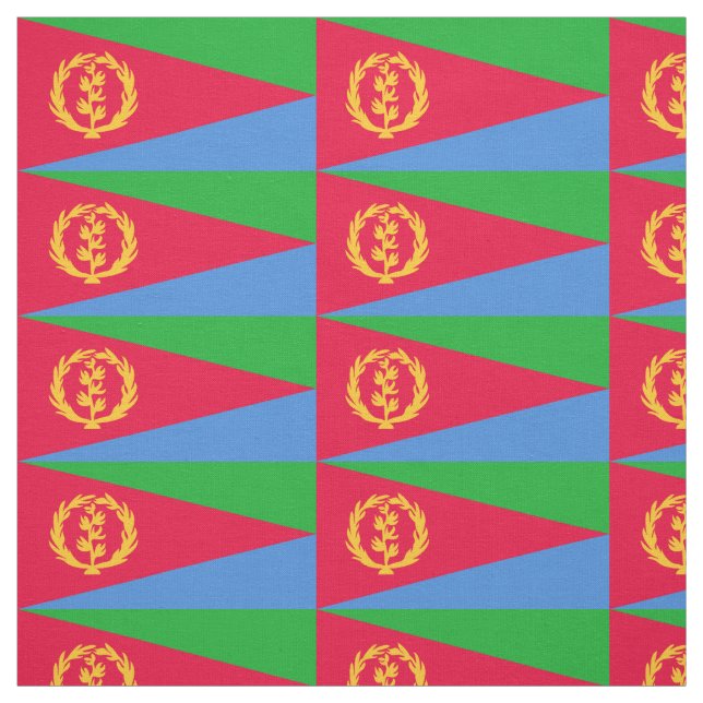 Eritrea Flag Fabric (Swatch)