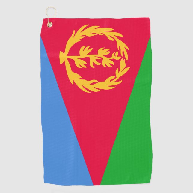 Eritrea flag Golf Towel (Front)