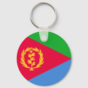 Eritrea Flag Key Ring