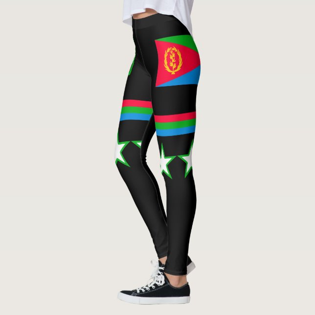Eritrea Flag Leggings (Left)