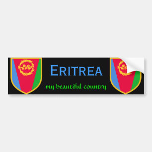 Eritrea Flag my beautiful country Bumper Sticker