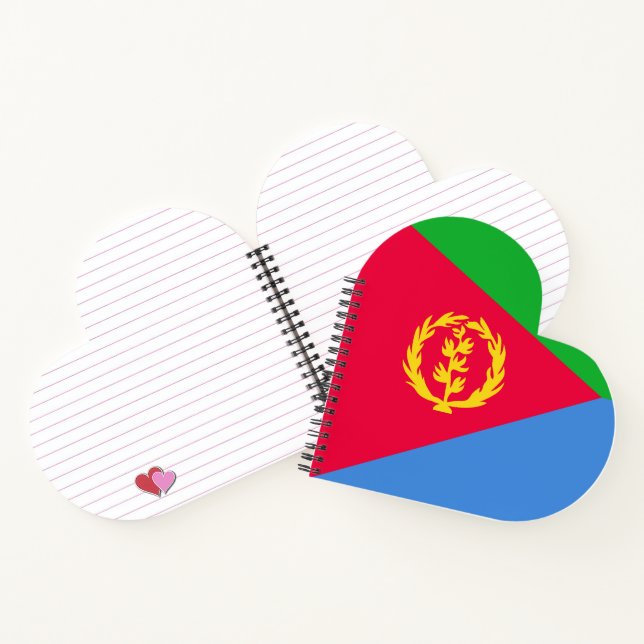 Eritrea flag notebook (Inside)