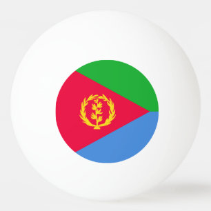 Eritrea flag ping pong ball