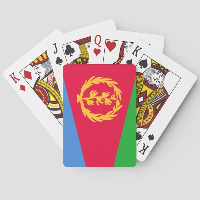 Eritrea Flag Playing Cards (Back)