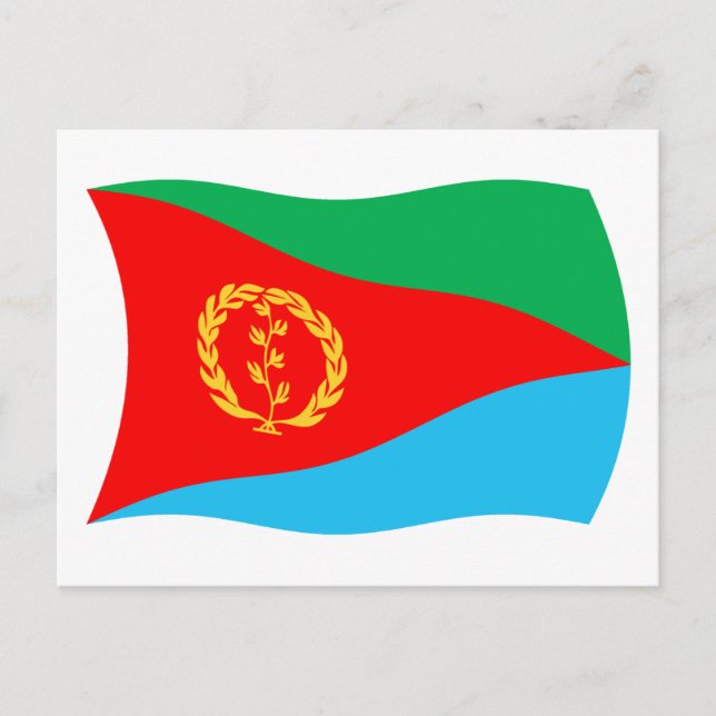 Eritrea Flag Postcard (Front)