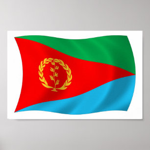 Eritrea Flag Poster Print