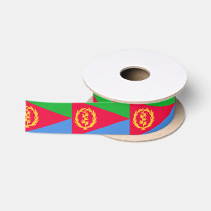 Eritrea flag Ribbon Satin Ribbon