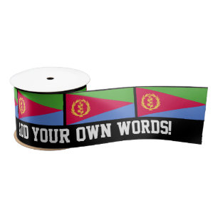 Eritrea Flag Satin Ribbon