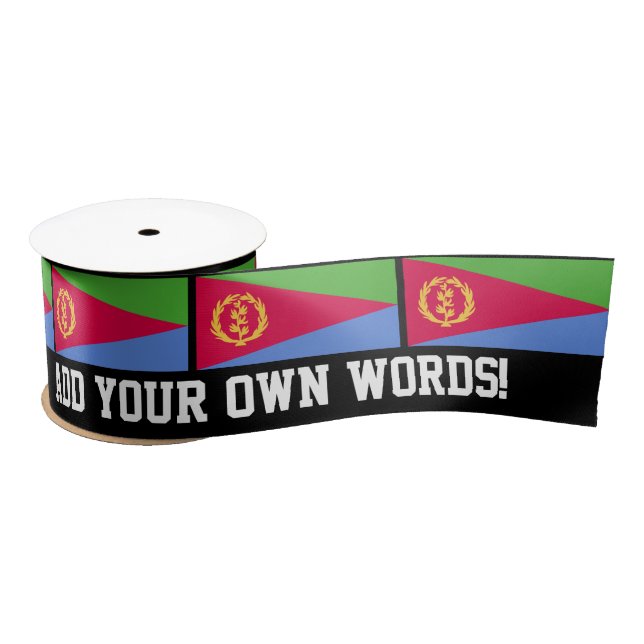 Eritrea Flag Satin Ribbon (Spool)