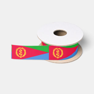Eritrea Flag Satin Ribbon