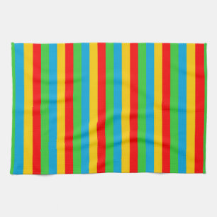 Eritrea flag stripes country symbol pattern lines tea towel