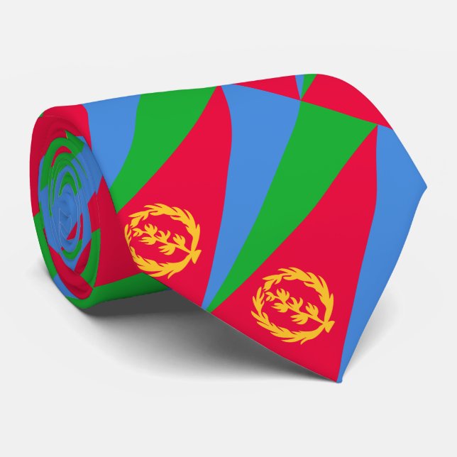 Eritrea Flag Tie (Rolled)