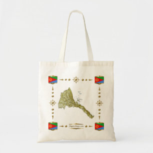Eritrea Map + Flags Bag