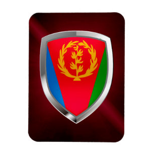 Eritrea Mettalic Emblem Magnet