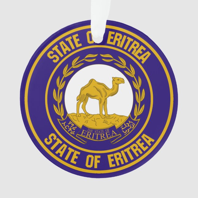 Eritrea  Round Emblem Ornament (Front)