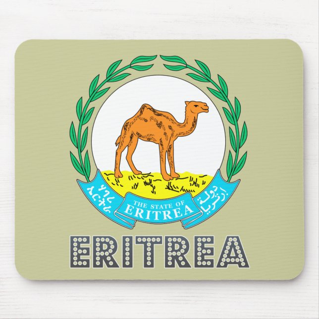 Eritrean Emblem Mouse Pad (Front)