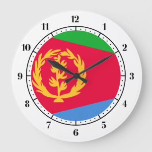 Eritrean flag Clocks