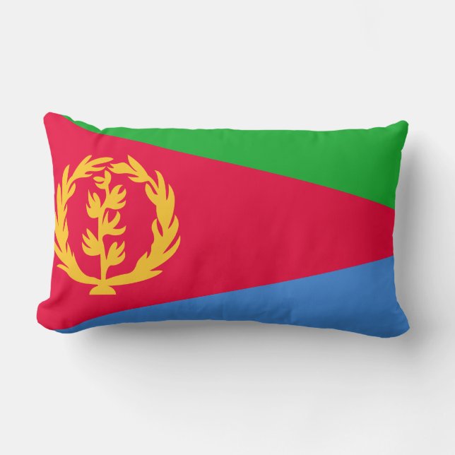 Eritrean flag pillow (Front)
