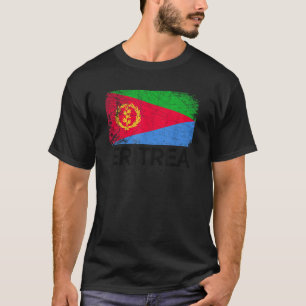 Eritrean Flag Vintage Made In Eritrea Gift T-Shirt