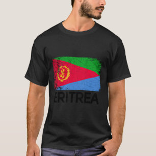 Eritrean Flag Vintage Made In Eritrea Gift T-Shirt