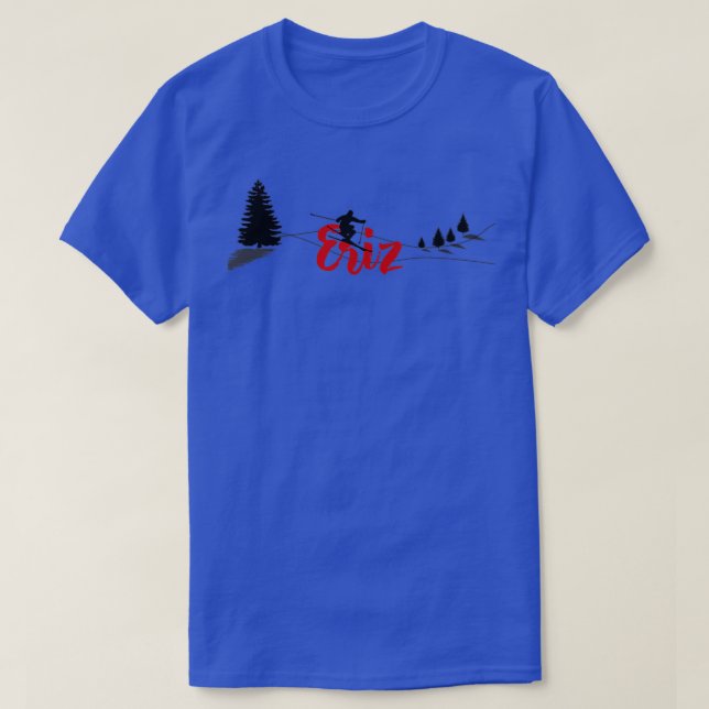 Eriz Ski Long T-Shirt (Design Front)