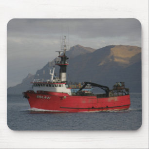 Erla N, Crab Boat in Dutch Harbour, Alaska Mouse Pad