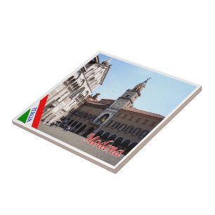 ERM010 MODENA, Town Hall And Cathedral, Ceramic Tile