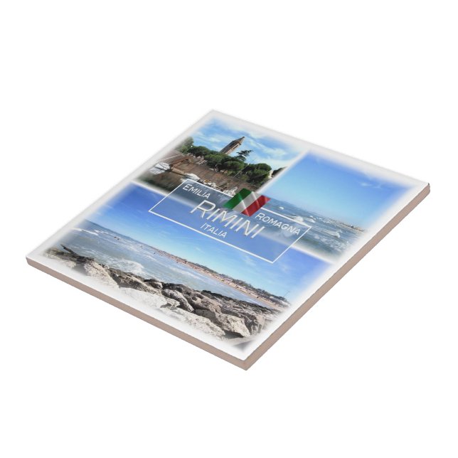 ERM031 RIMINI, Emilia Romagna, Italy, Ceramic Tile (Side)