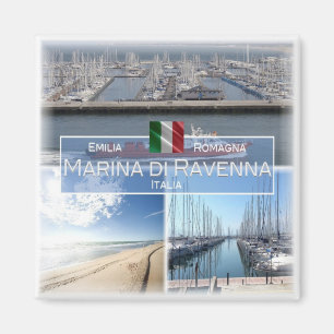 ERM038 MARINA DI RAVENNA, Italy, Fridge Magnet
