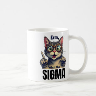 Erm What The Sigma Funny Cat Lovers Coffee Mug
