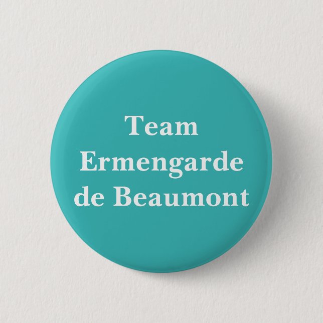 Ermengarde de Beaumont, Queen of Scotland 6 Cm Round Badge (Front)