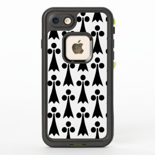 Ermine Pattern, Mediaeval Pattern, Black on White