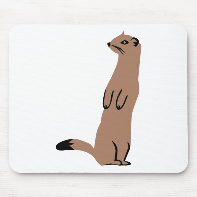 Ermine - Stoat - Weasel Mouse Pad (Front)