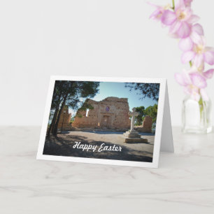 Ermita de Santa Bárbara Facade, Lliria, Valencia Card