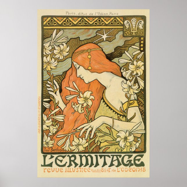 Ermitage Art nouveau magazine Poster (Front)