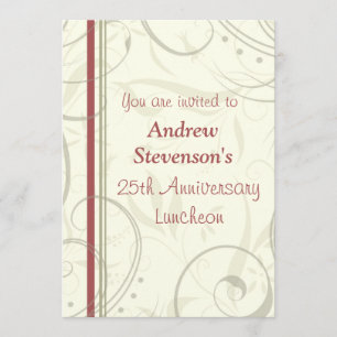 Ermployee Anniversary Luncheon Invitations