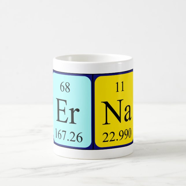 Erna periodic table name mug (Center)