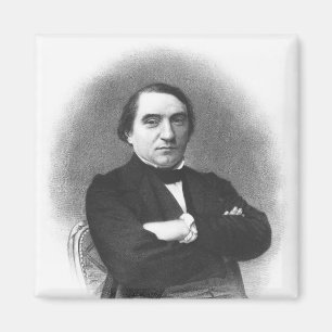 Ernest Renan after a photograph by Pierre Magnet