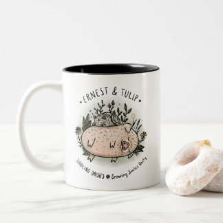 Ernest & Tulip Coffee Mug - Juggling Daisies
