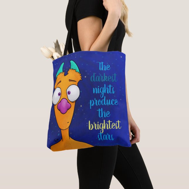 Ernest w/quote, tote bag (Close Up)