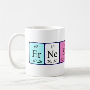 Ernestina periodic table name mug