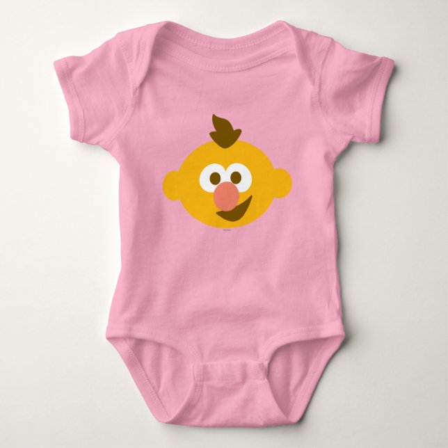Ernie Baby Face Baby Bodysuit (Front)