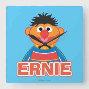 Ernie Classic Style Square Wall Clock