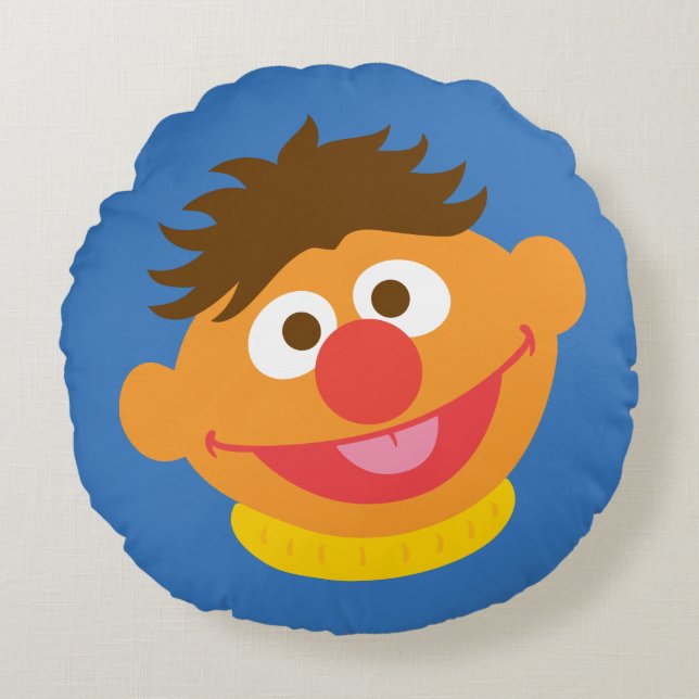 Ernie Face Round Cushion (Front)
