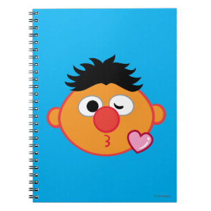 Ernie Face Throwing a Kiss Notebook