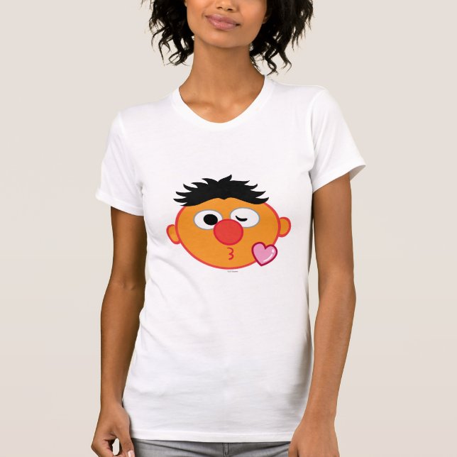 Ernie Face Throwing a Kiss T-Shirt (Front)