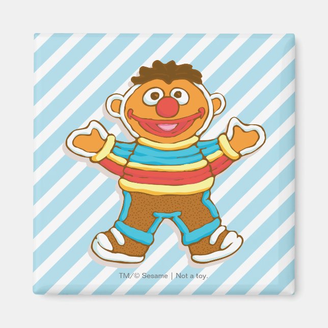 Ernie Gingerbread Magnet (Front)