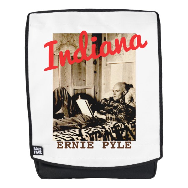 ERNIE PYLE BACKPACK INDIANA (Front)