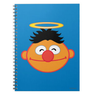 Ernie Smiling Face with Halo Notebook